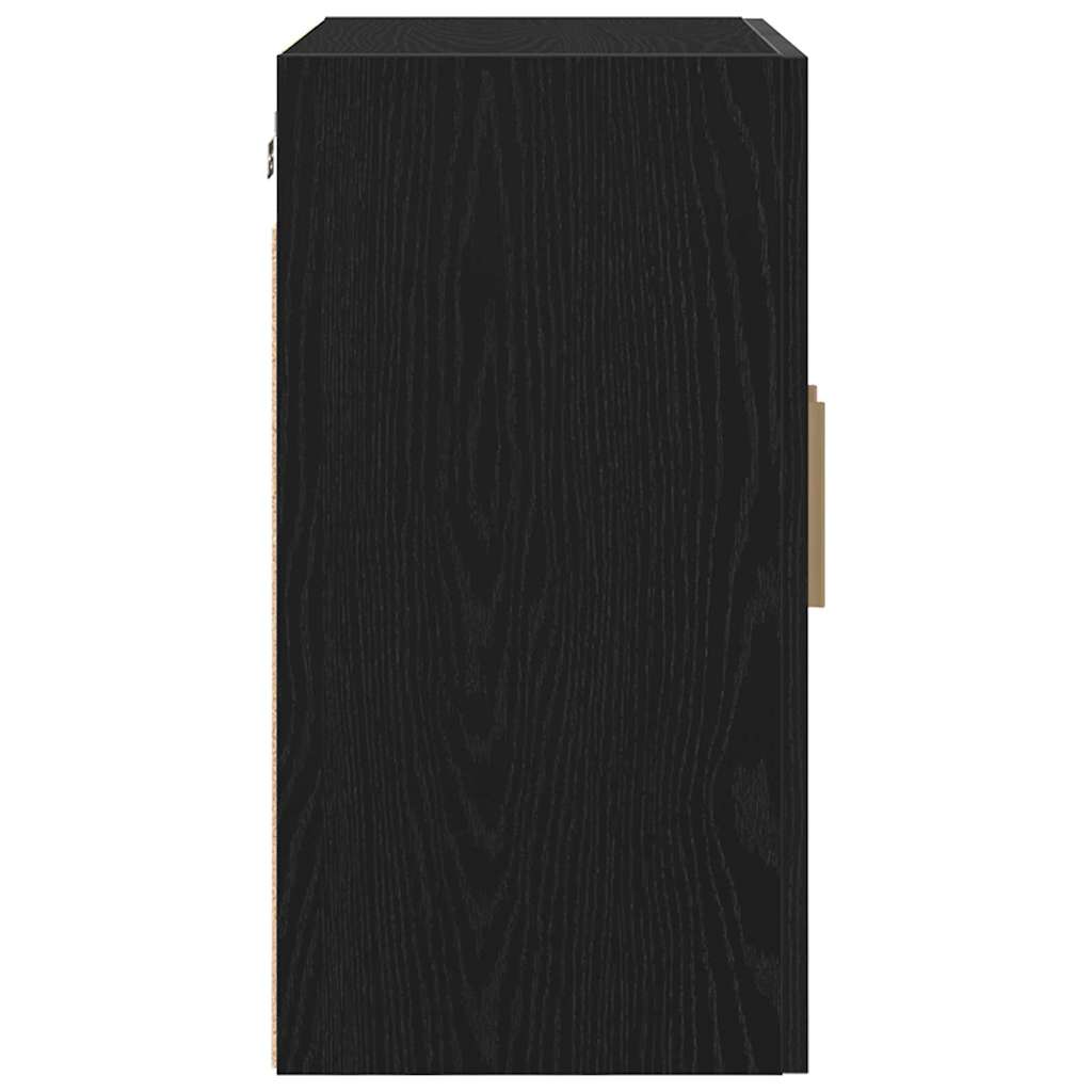 vidaXL Ντουλάπα Τοίχου Μαύρη δρυς 60 x 30 x 60 cm Επεξεργασμένο ξύλο