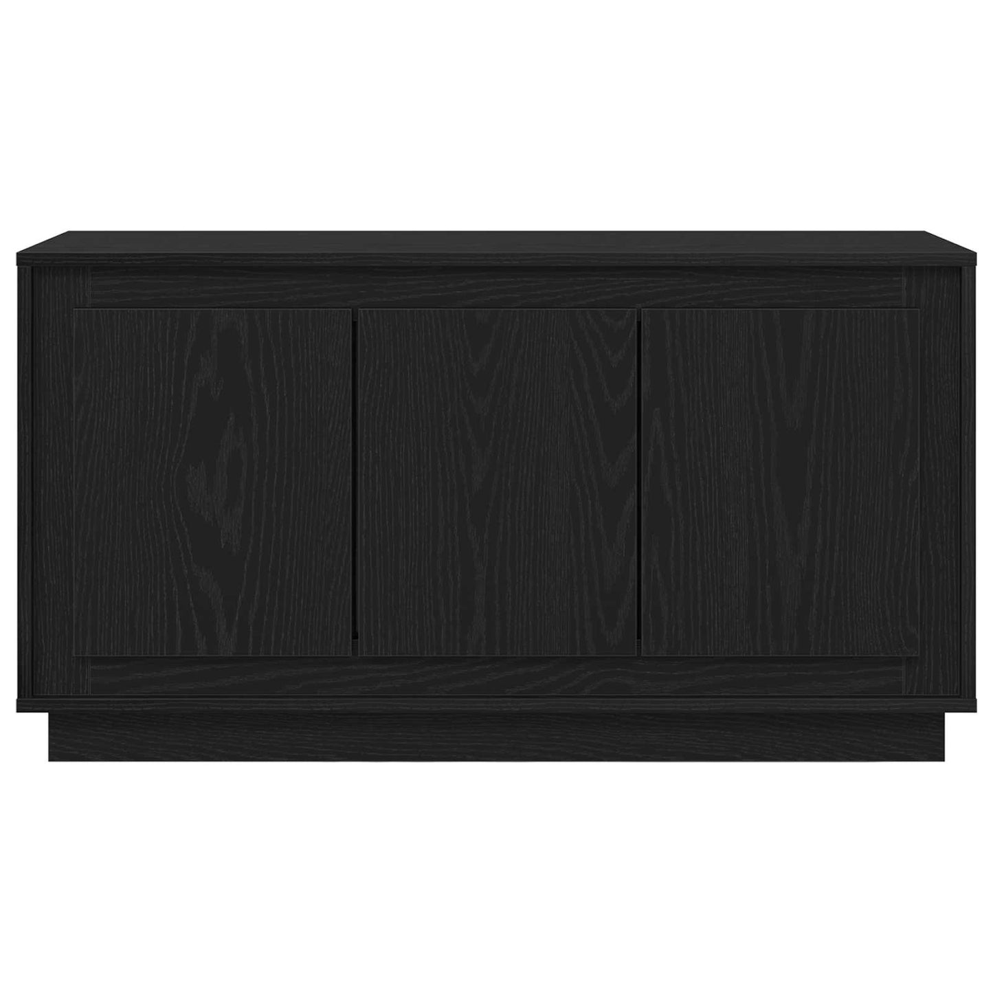 vidaXL Πλαϊνό γραφείο Μαύρη Οξυά 102 x 35 x 55 εκ. Επεξεργασμένο ξύλο