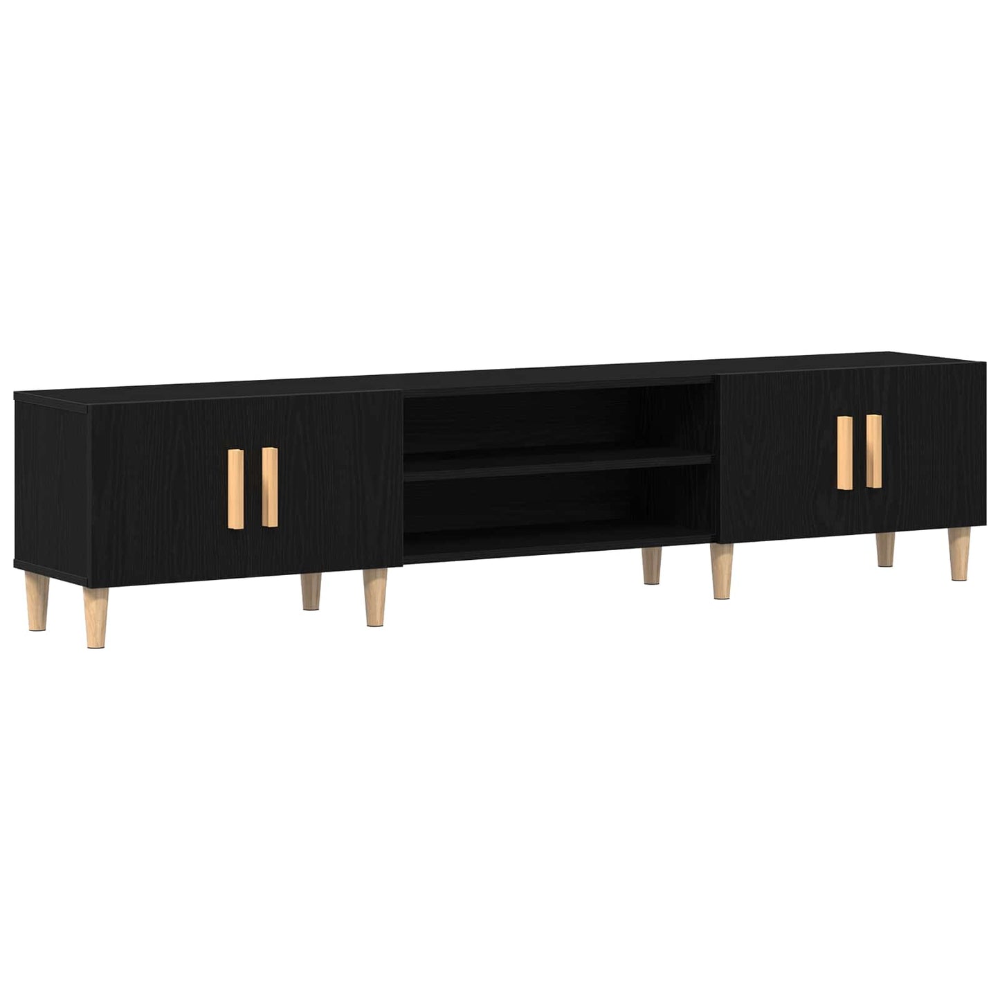 vidaXL Ντουλάπι TV Μαύρη Οξυά 180 x 31,5 x 40 εκ. Επεξεργασμένο ξύλο