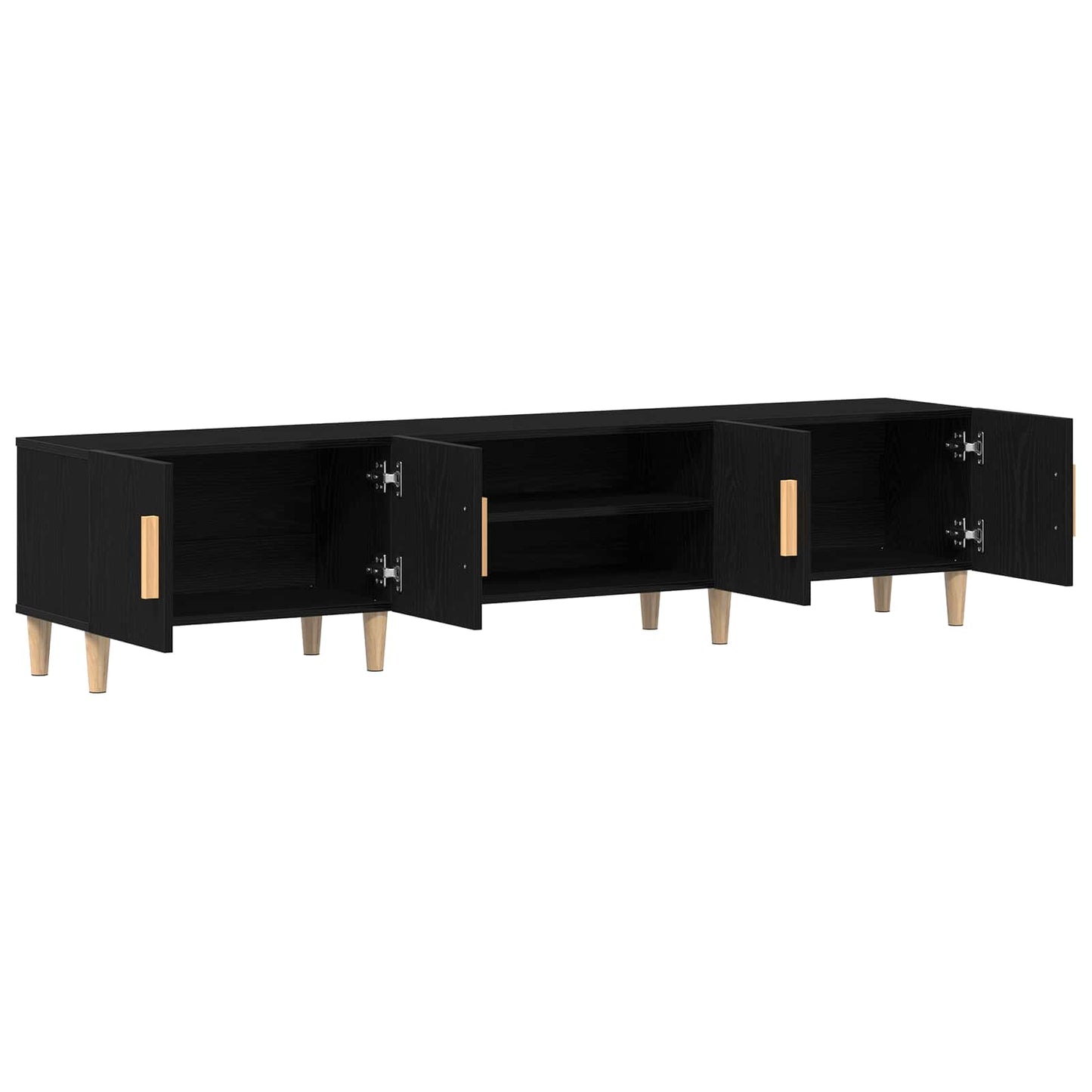vidaXL Ντουλάπι TV Μαύρη Οξυά 180 x 31,5 x 40 εκ. Επεξεργασμένο ξύλο