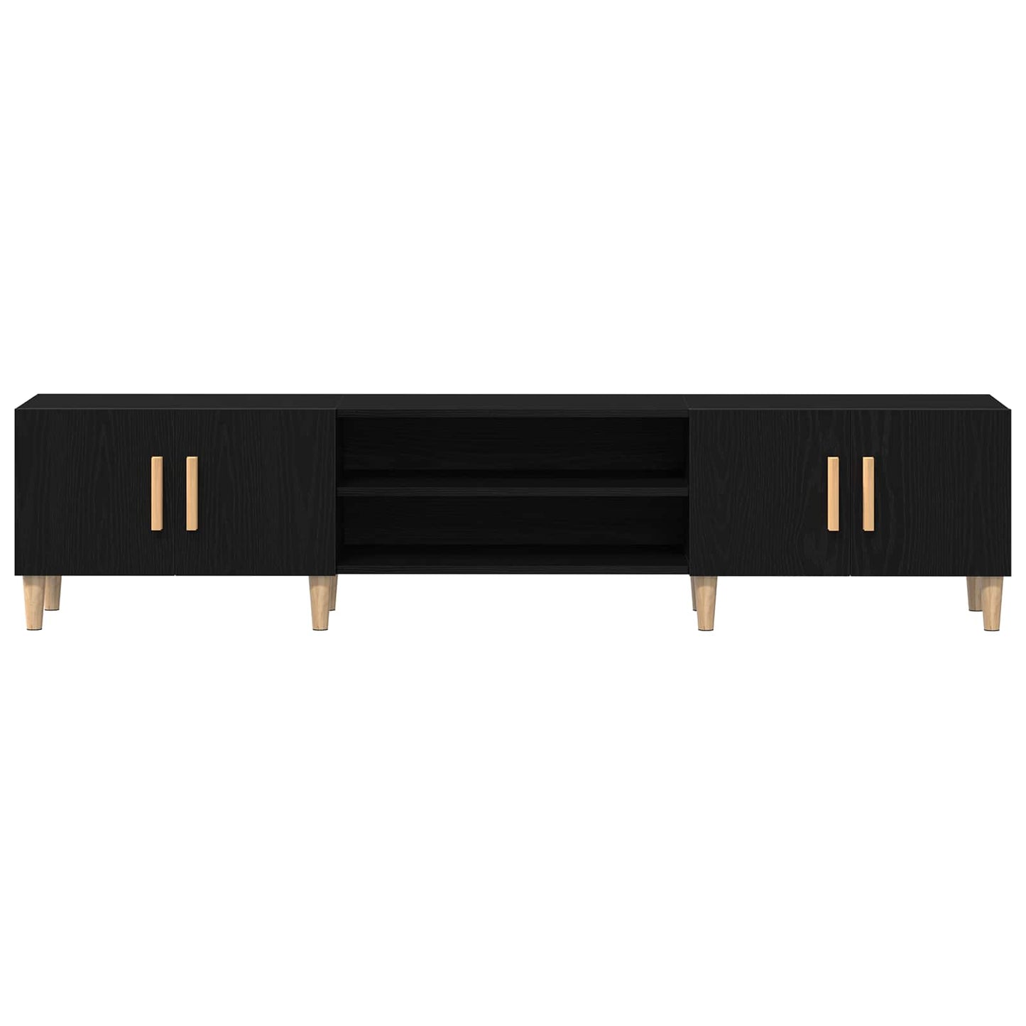 vidaXL Ντουλάπι TV Μαύρη Οξυά 180 x 31,5 x 40 εκ. Επεξεργασμένο ξύλο