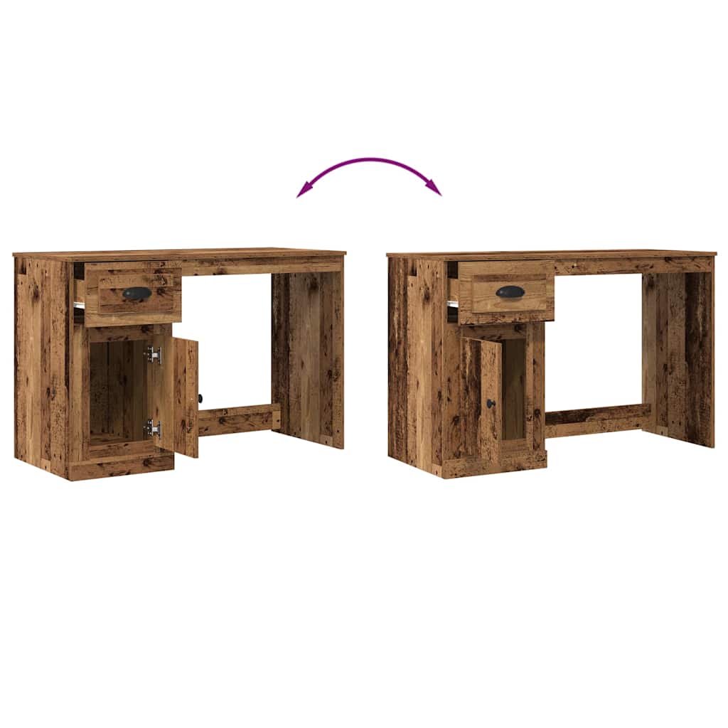 vidaXL Γραφείο Παλιό Ξύλο 50 x 115 x 75 εκ. Επεξεργασμένο ξύλο