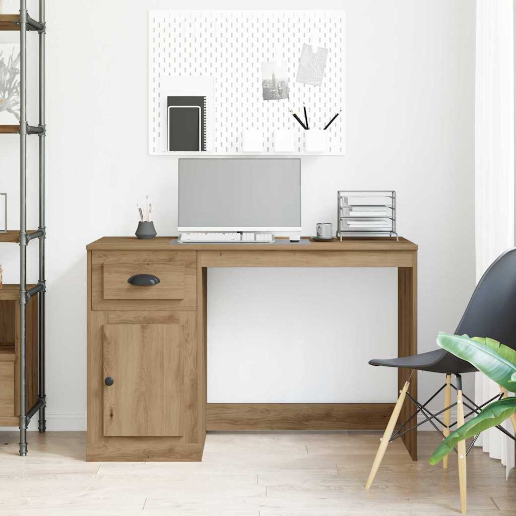 vidaXL Γραφείο Artisan Oak 50 x 115 x 75 εκ. Επεξεργασμένο ξύλο