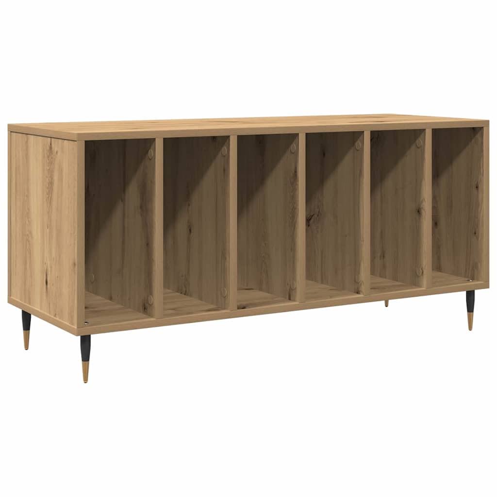 vidaXL Ντουλάπι δίσκων βινυλίου artisan δρυς 100 x 38 x 48 εκ.