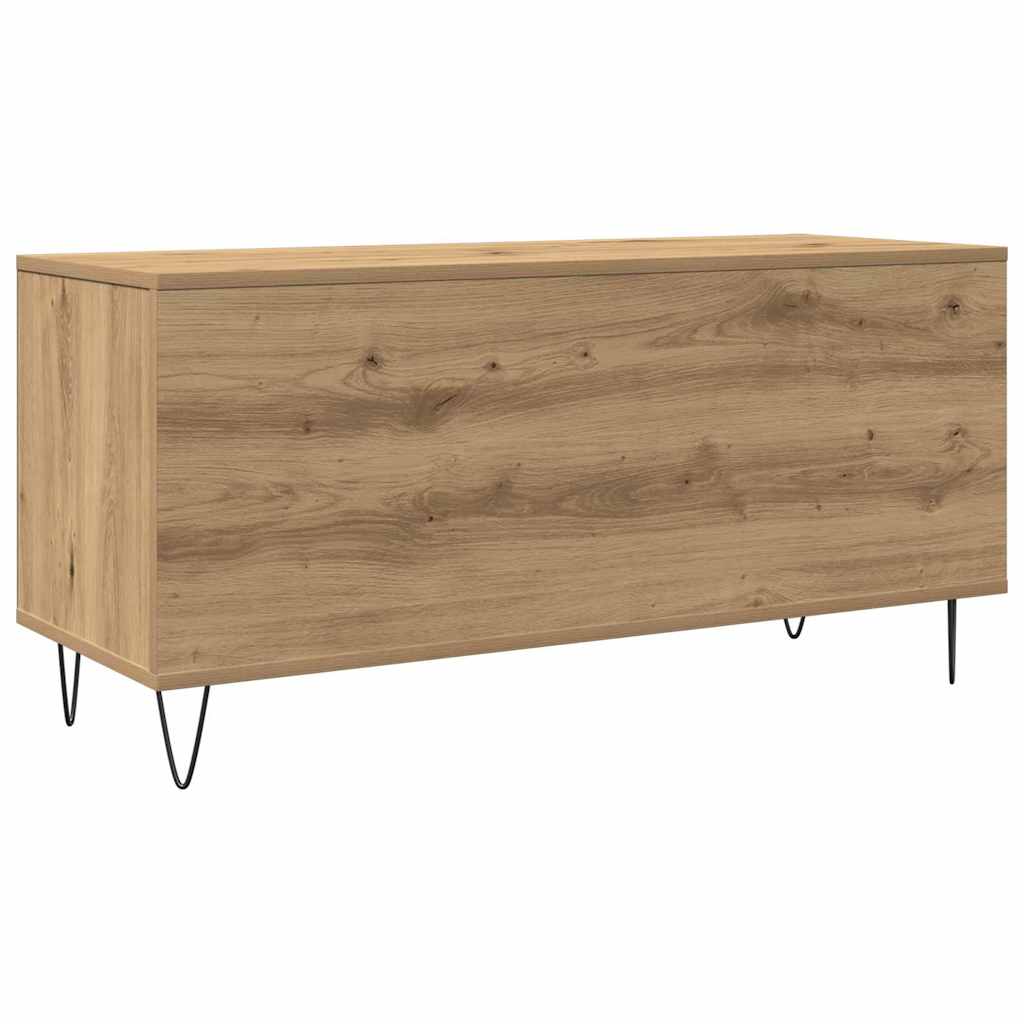 vidaXL Ντουλάπι δίσκων βινυλίου artisan δρυς 100 x 38 x 48 εκ.