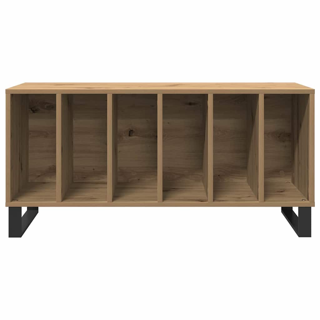 vidaXL Ντουλάπι δίσκων βινυλίου artisan δρυς 100 x 38 x 48 εκ.