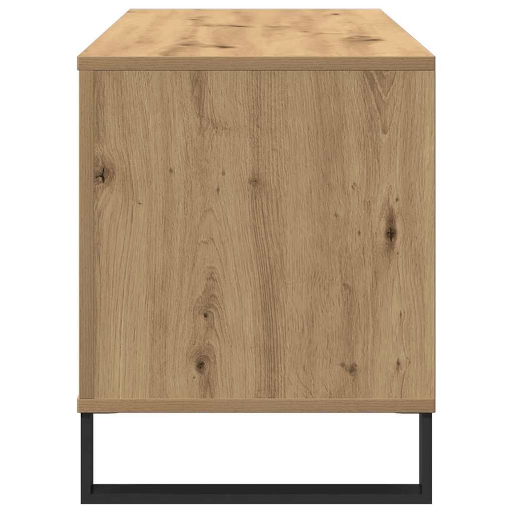 vidaXL Ντουλάπι δίσκων βινυλίου artisan δρυς 100 x 38 x 48 εκ.