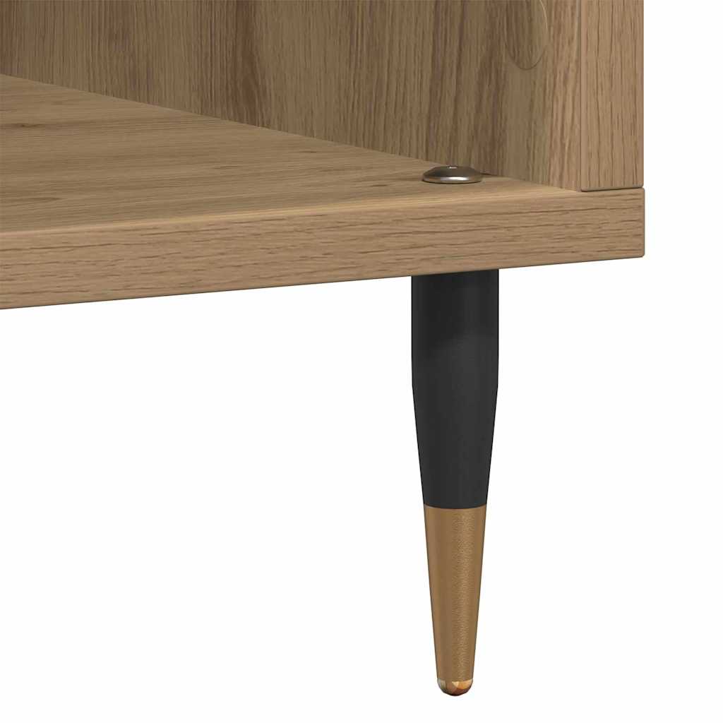 vidaXL Ντουλάπι δίσκων βινυλίου artisan δρυς 85 x 38 x 89 εκ.