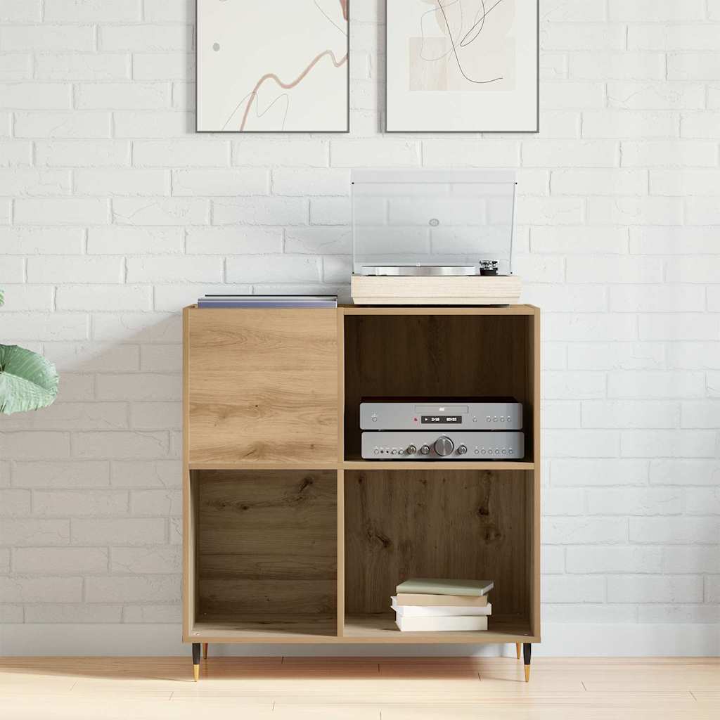 vidaXL Ντουλάπι δίσκων βινυλίου artisan δρυς 85 x 38 x 89 εκ.
