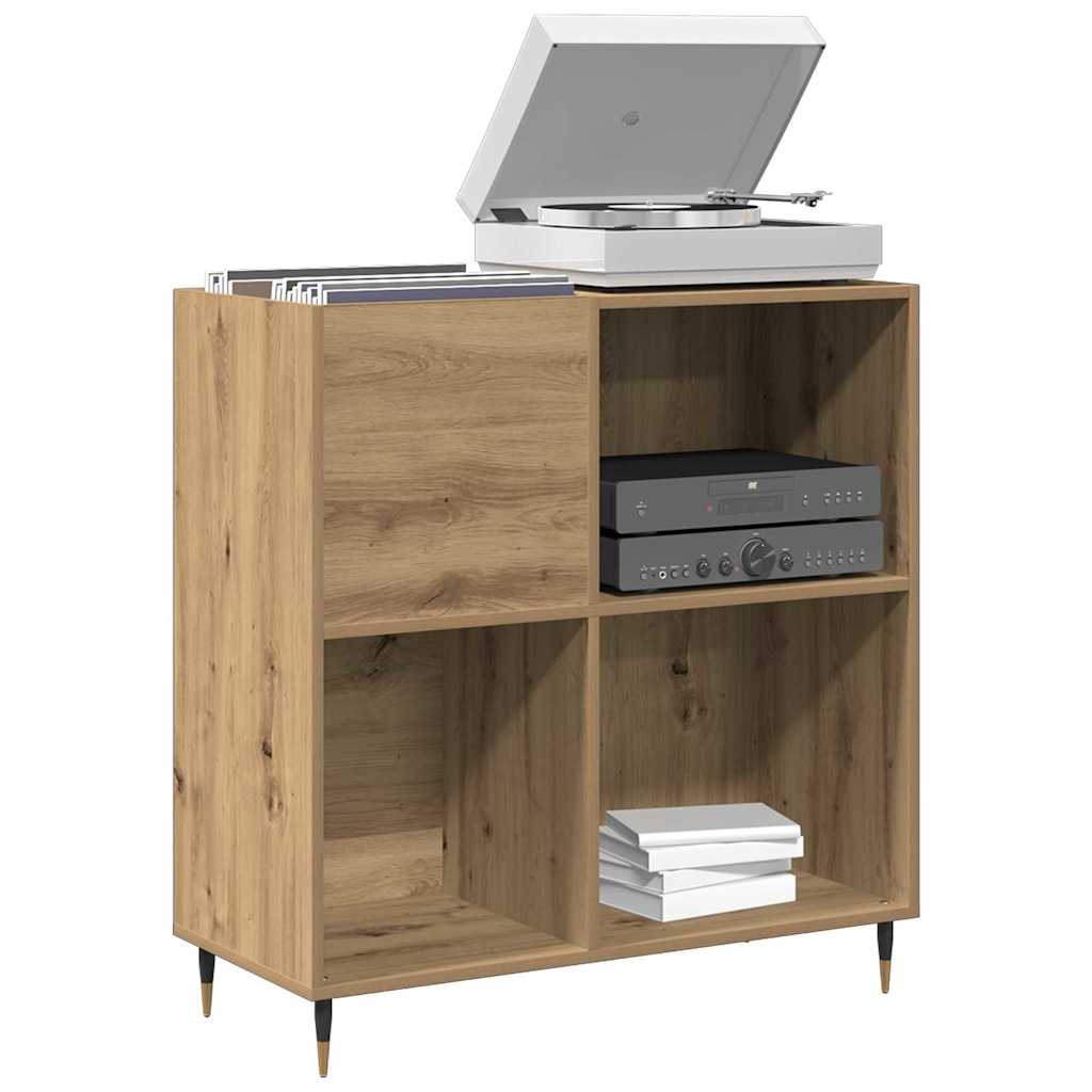 vidaXL Ντουλάπι δίσκων βινυλίου artisan δρυς 85 x 38 x 89 εκ.