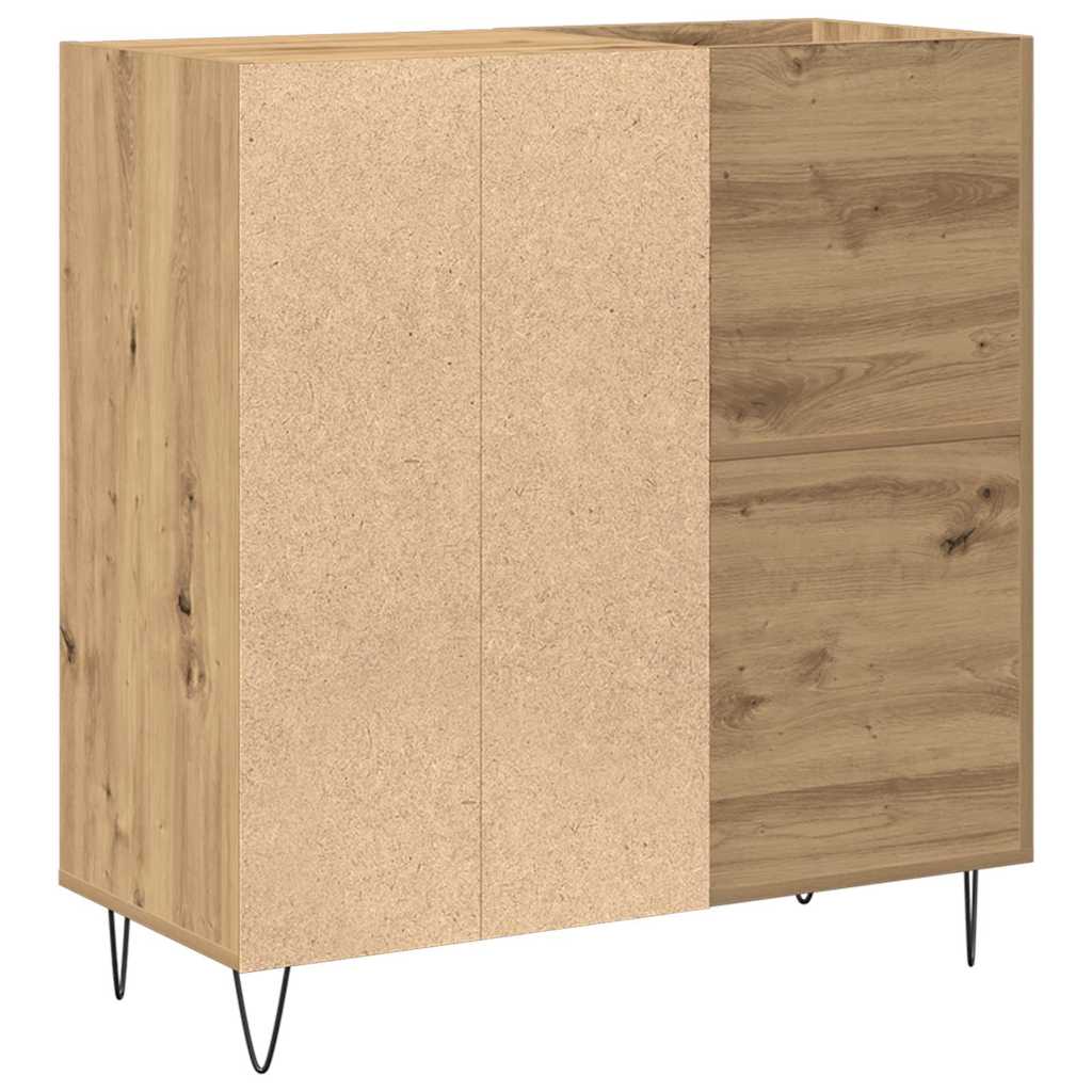 vidaXL Ντουλάπι δίσκων βινυλίου artisan δρυς 85 x 38 x 89 εκ.