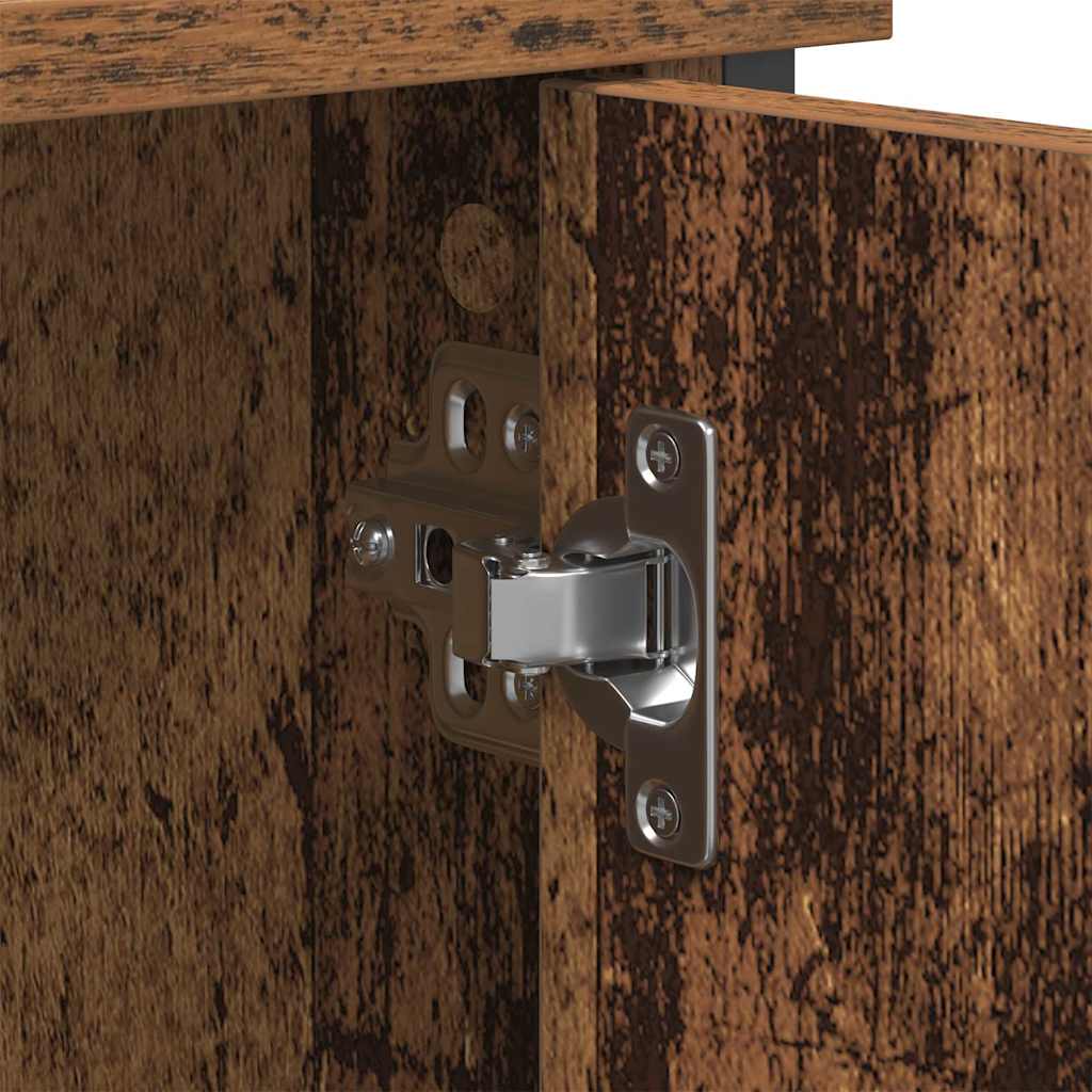 vidaXL Σετ επίπλου τηλεόρασης Επιτοίχιο Παλιό Ξύλο 101 x 35 x 65 εκ