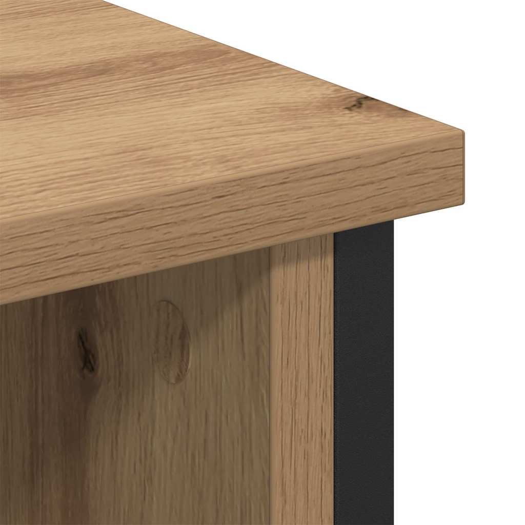 vidaXL Σετ επίπλου τηλεόρασης Επιτοίχιο Artisan Oak 100 x 35 x 45 εκ.