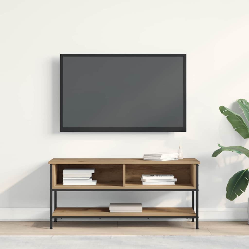 vidaXL Σετ επίπλου τηλεόρασης Επιτοίχιο Artisan Oak 100 x 35 x 45 εκ.