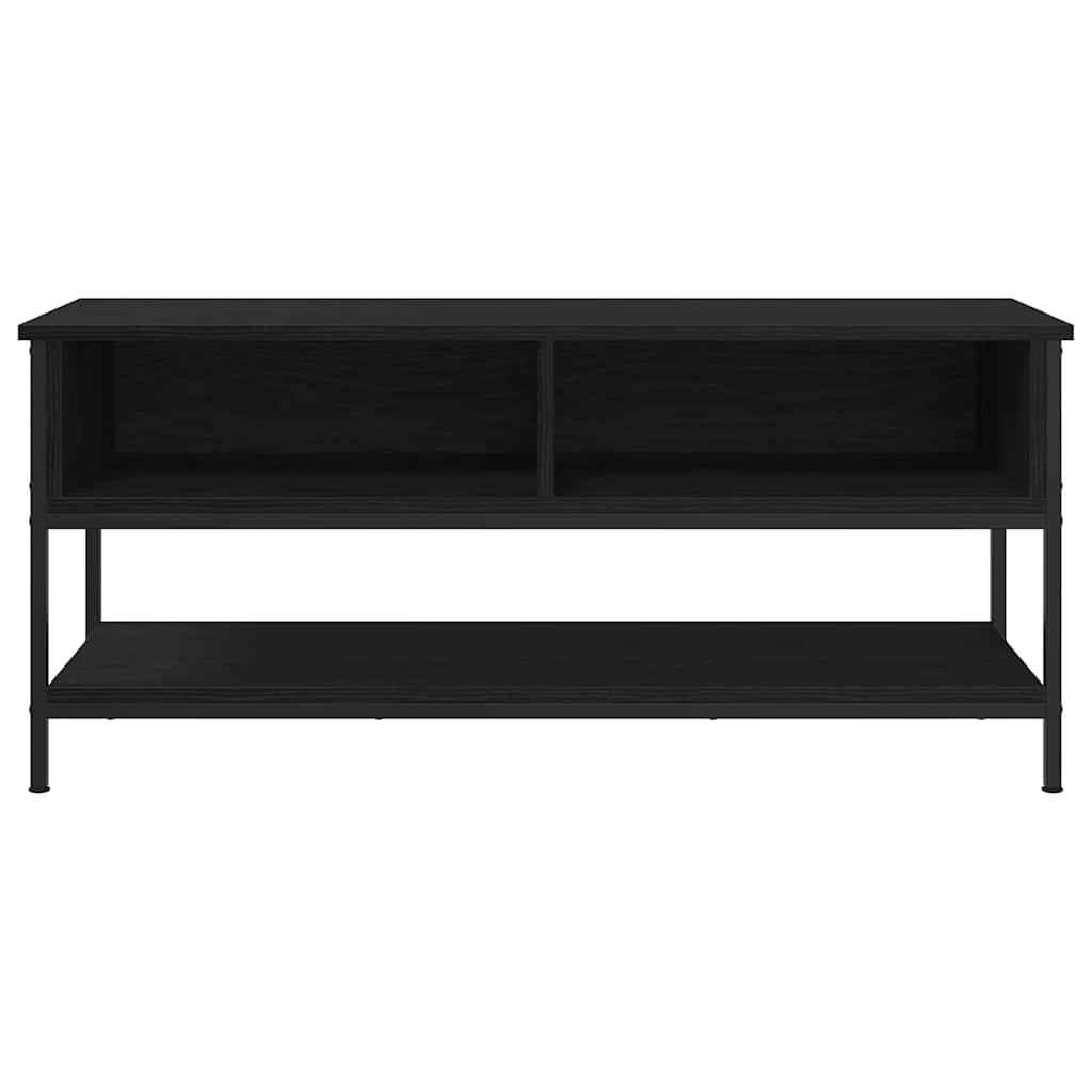 vidaXL Σετ επίπλου τηλεόρασης Επιτοίχιο Μαύρη Οξυά 100 x 35 x 45 εκ.