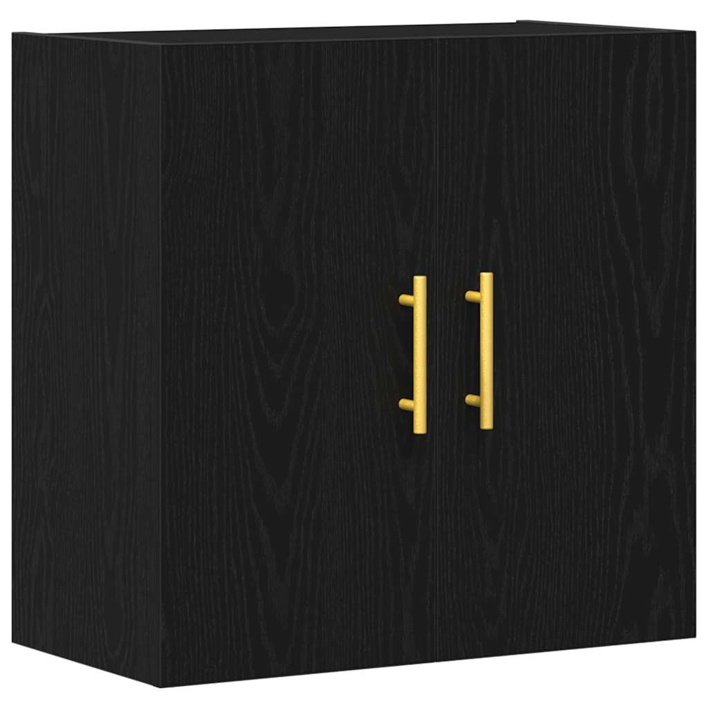 vidaXL Ντουλάπα Τοίχου Μαύρη δρυς 60 x 31 x 70 εκ Επεξεργασμένο ξύλο