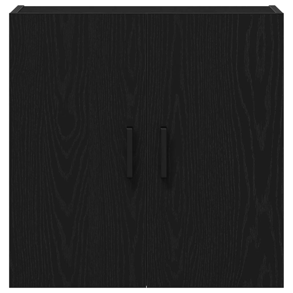 vidaXL Ντουλάπα τοίχου 60 x 31 x 60 εκ. Επεξεργασμένο Ξύλο Μαύρη Οξυά
