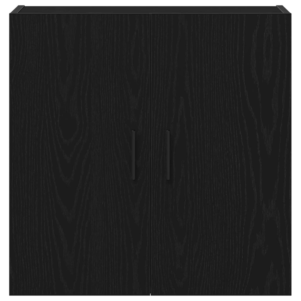 vidaXL Ντουλάπα τοίχου 60 x 31 x 60 εκ. Επεξεργασμένο Ξύλο Μαύρη Οξυά
