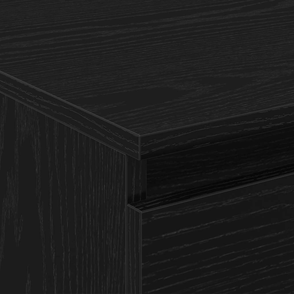 vidaXL Τραπεζάκι Σαλονιού with Drawer Μαύρη δρυς 90 x 50 x 36.5 εκ