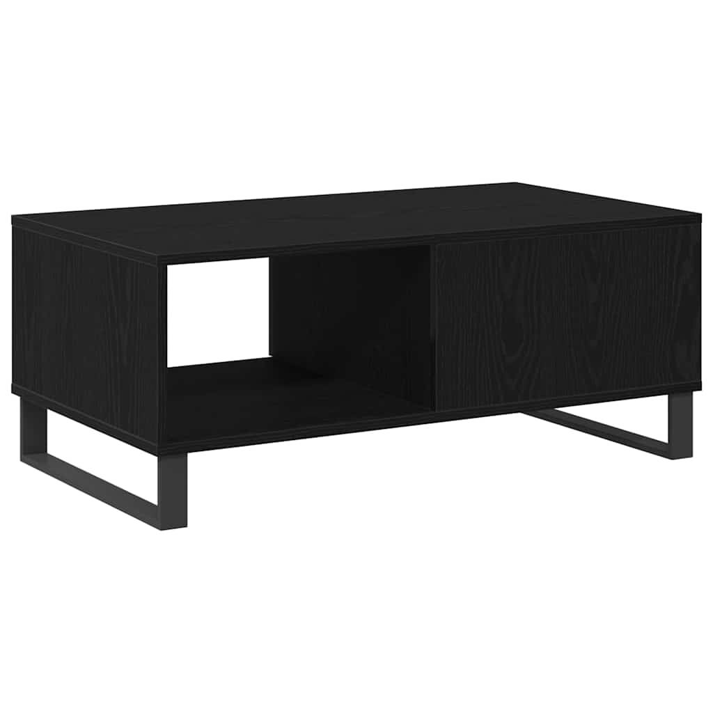 vidaXL Τραπεζάκι Σαλονιού with Drawer Μαύρη δρυς 90 x 50 x 36.5 εκ