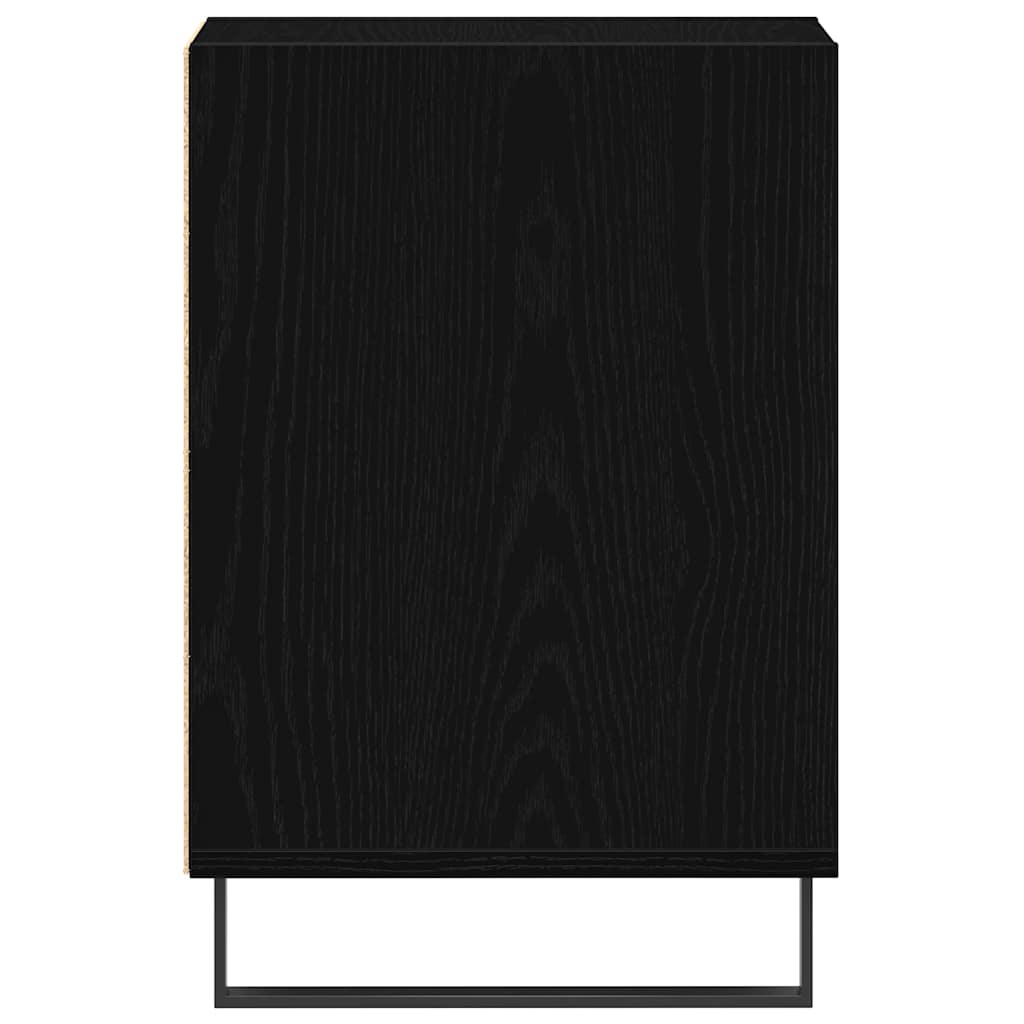 vidaXL Σετ επίπλου τηλεόρασης Επιτοίχιο Μαύρη Οξυά 100 x 35 x 55 εκ