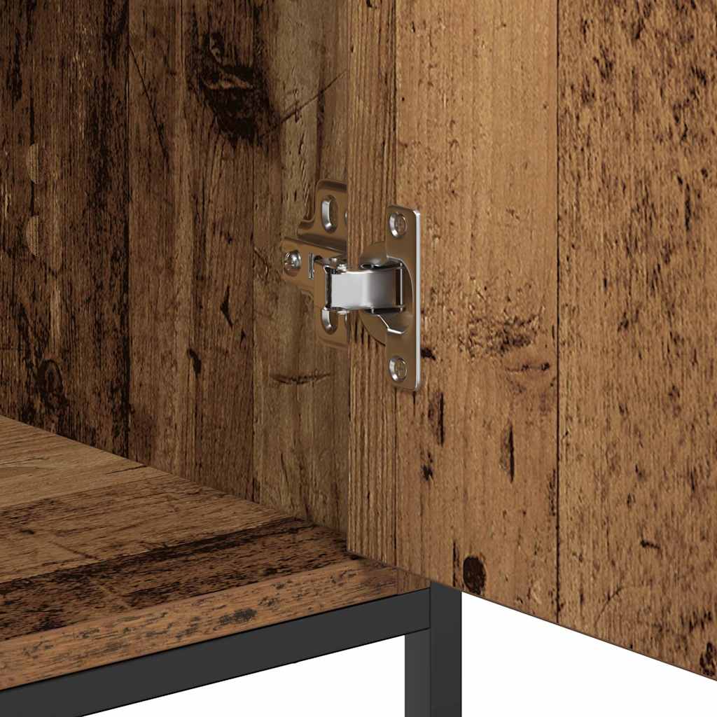 vidaXL Πλαϊνό γραφείο Παλιό ξύλο 100 x 35 x 80 εκ. Επεξεργασμένο ξύλο