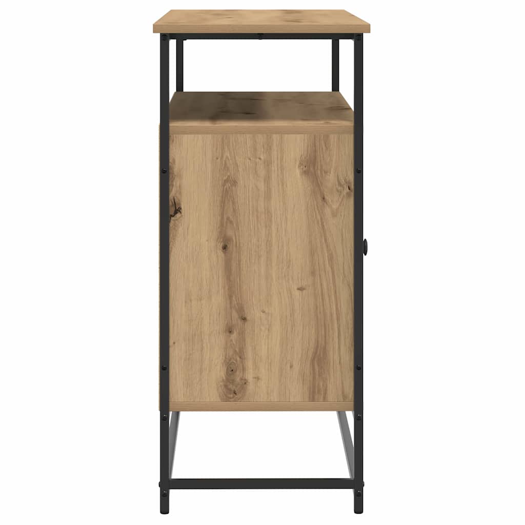 vidaXL Πλαϊνό γραφείο Artisan Oak 100 x 35 x 80 εκ. Επεξεργασμένο ξύλο