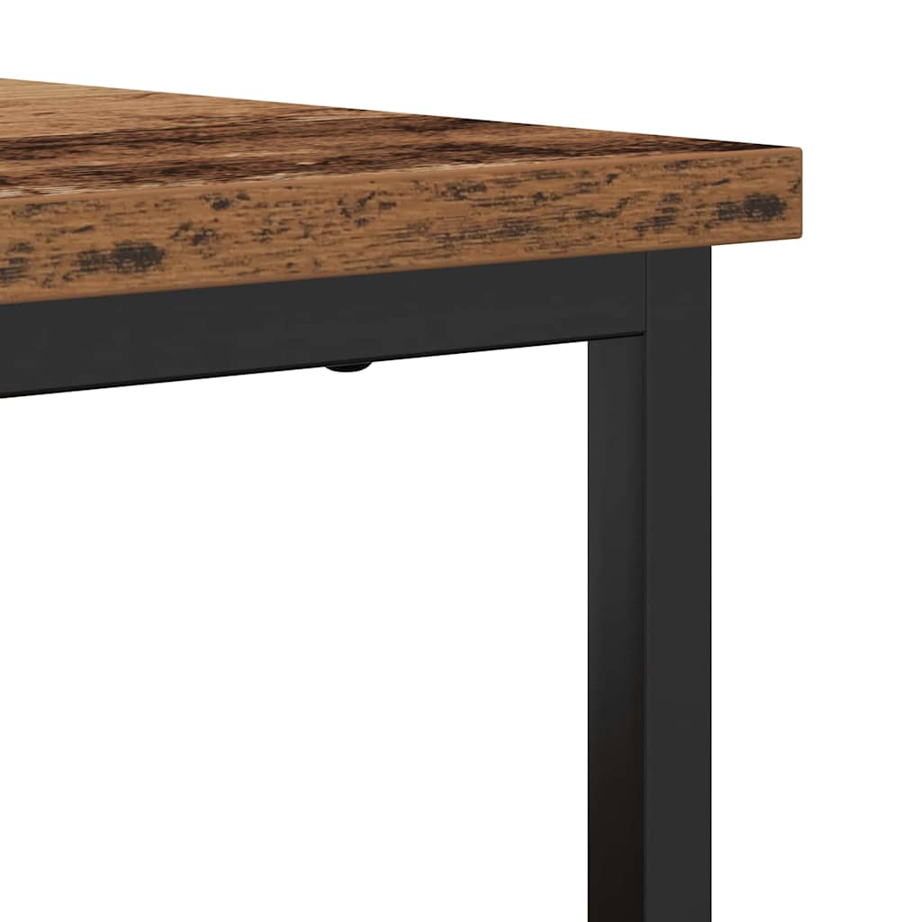 vidaXL Πλαϊνό γραφείο Παλαιό ξύλο 69 x 35 x 80 εκ Επεξεργασμένο ξύλο