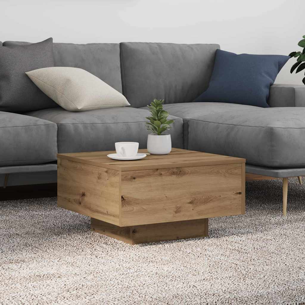 vidaXL Τραπεζάκι σαλονιού Artisan Oak 55 x 55 x 31 εκ