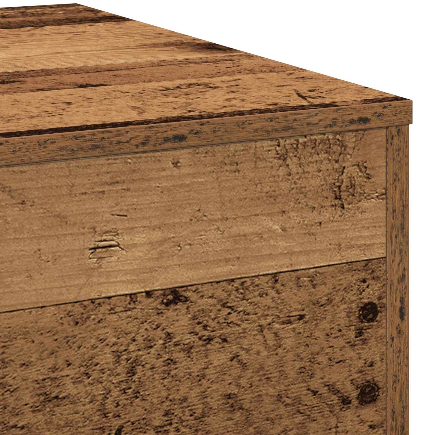 vidaXL Τραπεζάκι σαλονιού Παλιό Ξύλο 80 x 80 x 31 cm