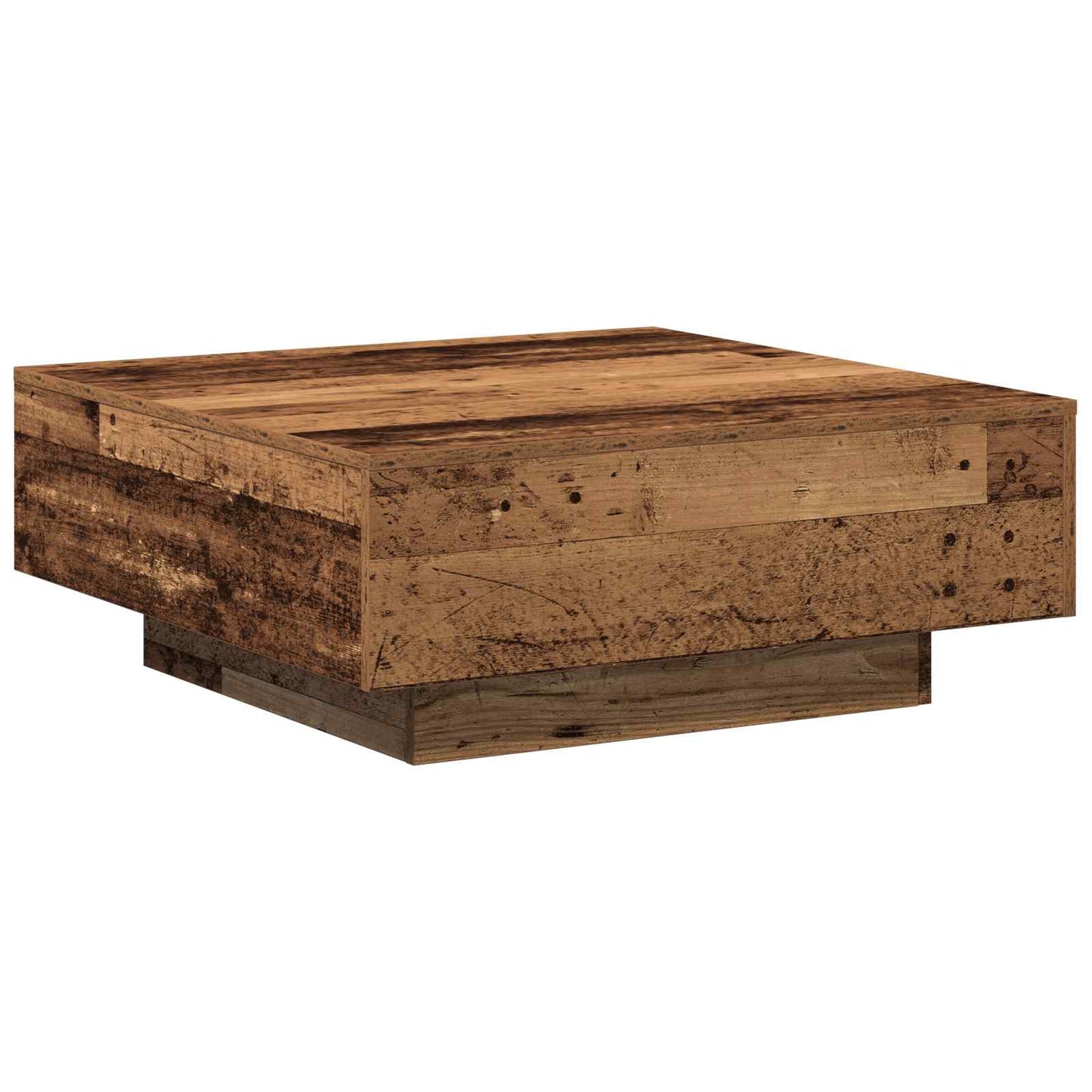 vidaXL Τραπεζάκι σαλονιού Παλιό Ξύλο 80 x 80 x 31 cm