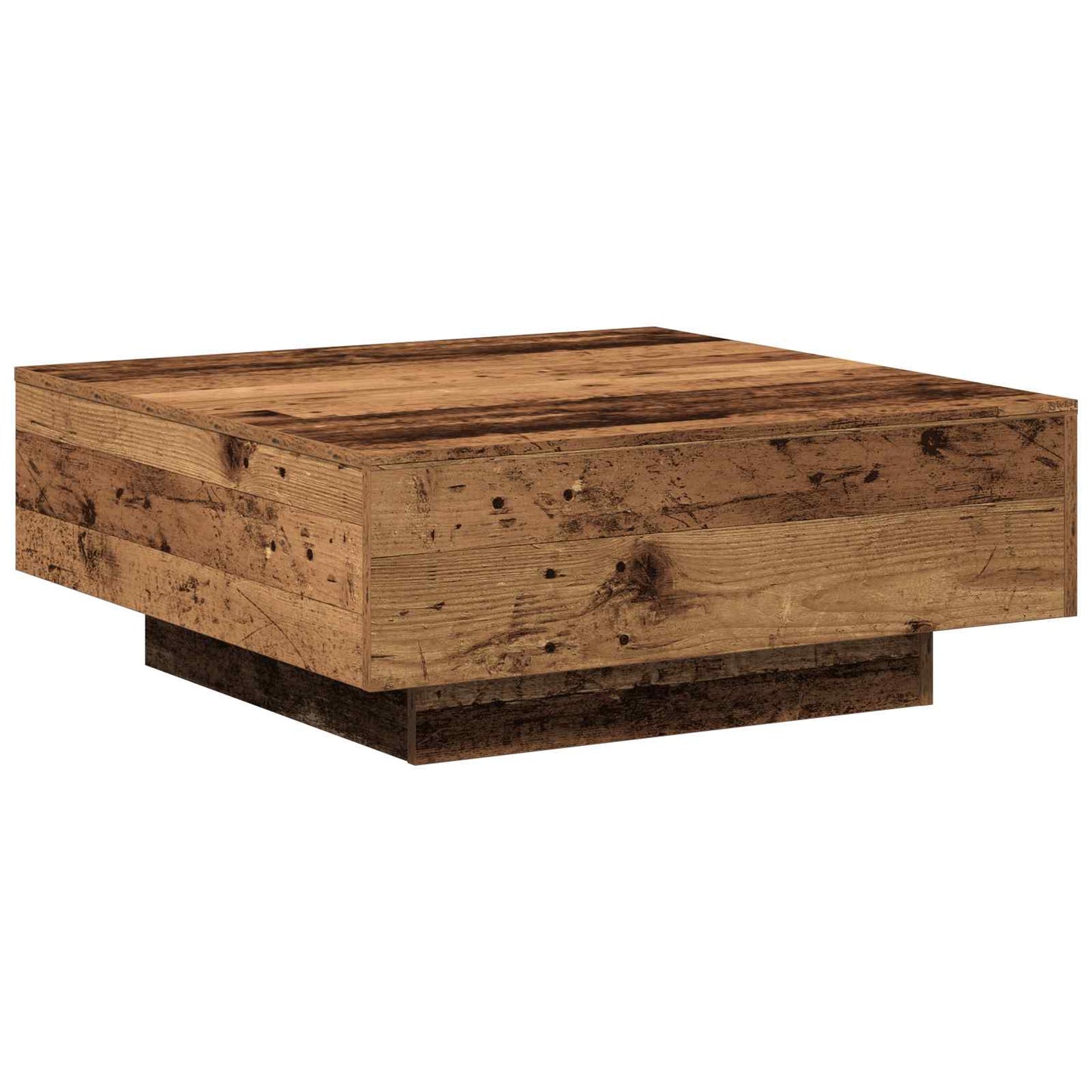 vidaXL Τραπεζάκι σαλονιού Παλιό Ξύλο 80 x 80 x 31 cm