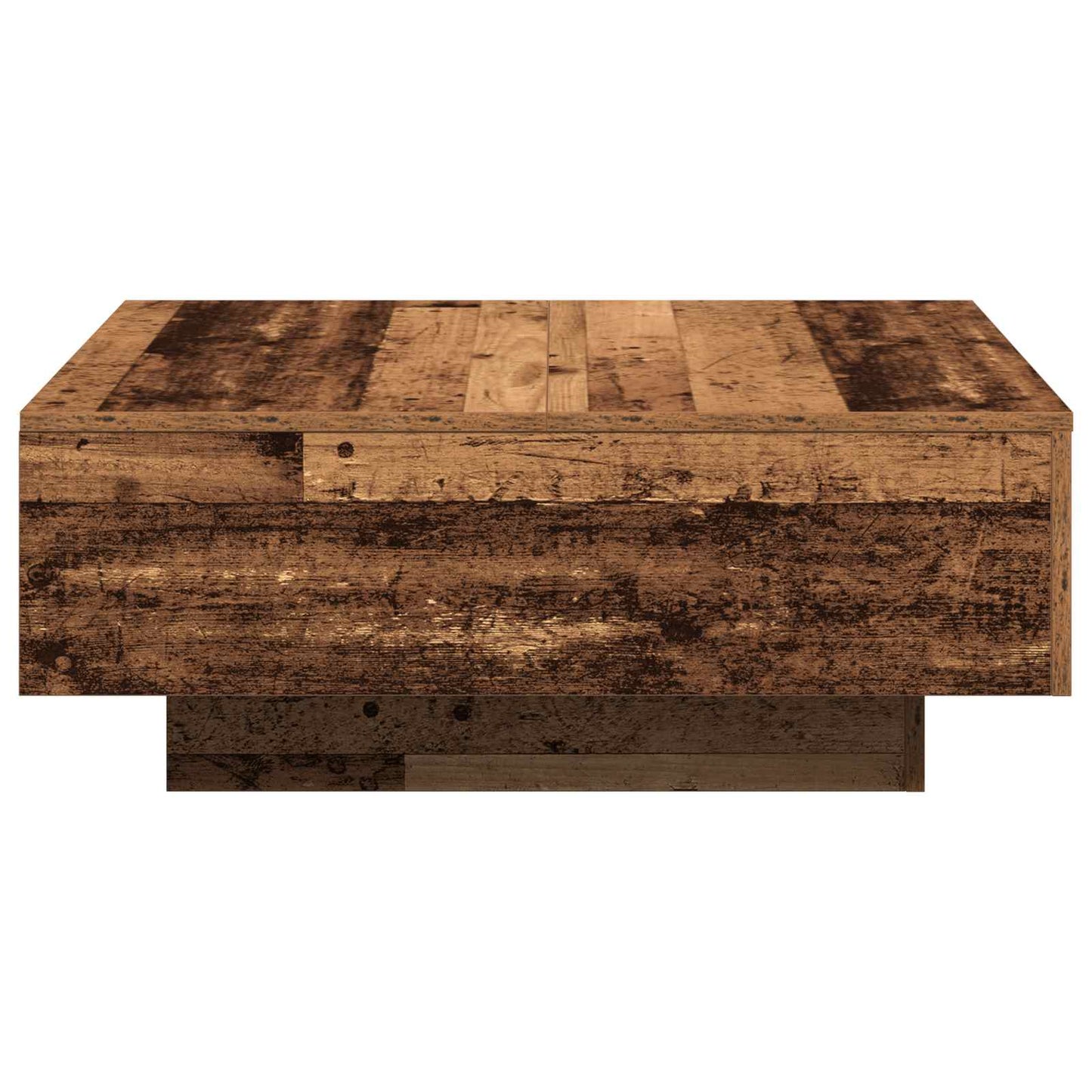 vidaXL Τραπεζάκι σαλονιού Παλιό Ξύλο 80 x 80 x 31 cm