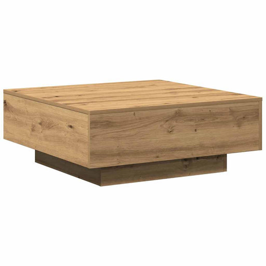 vidaXL Τραπεζάκι σαλονιού Artisan Oak 80 x 80 x 31 cm