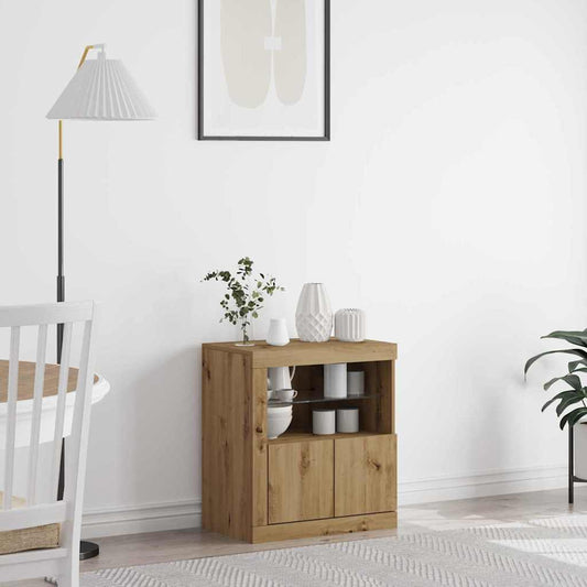 vidaXL Πλαϊνό γραφείο Καφέ 60.5 x 37 x 67 εκ Επεξεργασμένο ξύλο