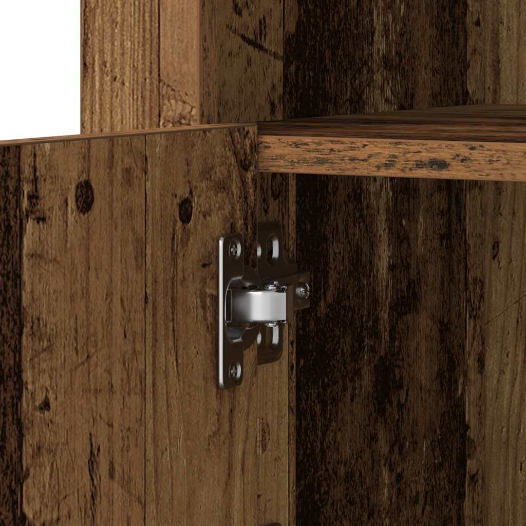 vidaXL Βοηθητικό ντουλάπι 2 pcs Παλαιό ξύλο 41 x 37 x 67 εκ