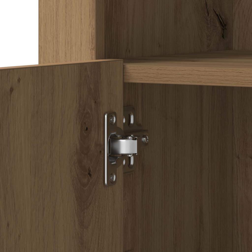 vidaXL Βοηθητικό ντουλάπι 2 pcs artisan δρυς 41 x 37 x 67 εκ