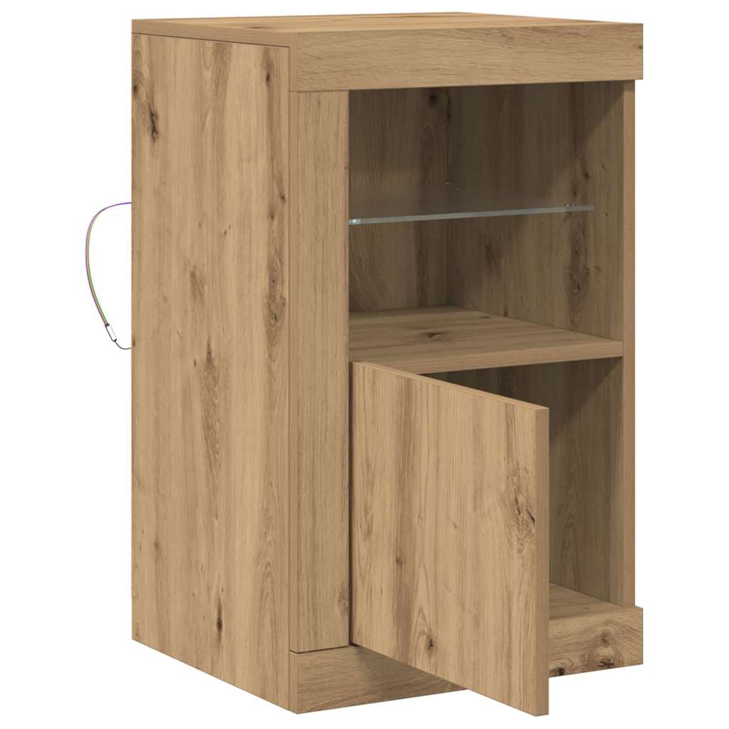 vidaXL Βοηθητικό ντουλάπι 2 pcs artisan δρυς 41 x 37 x 67 εκ