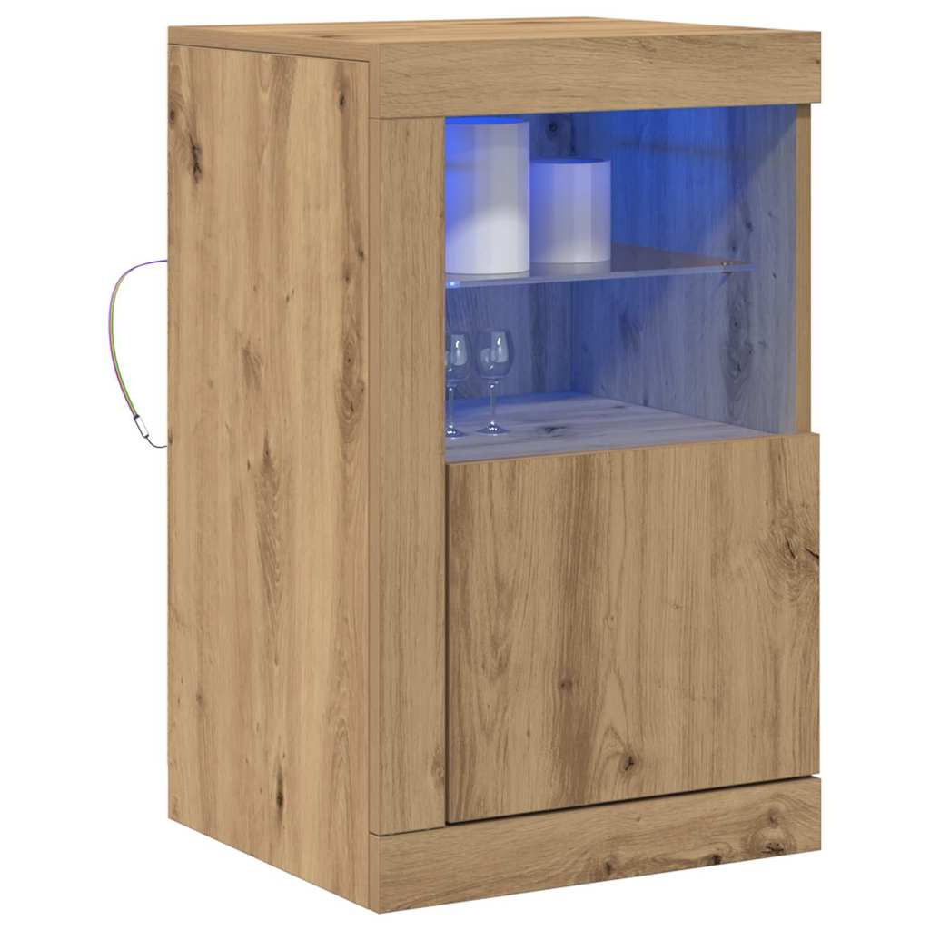 vidaXL Βοηθητικό ντουλάπι 2 pcs artisan δρυς 41 x 37 x 67 εκ