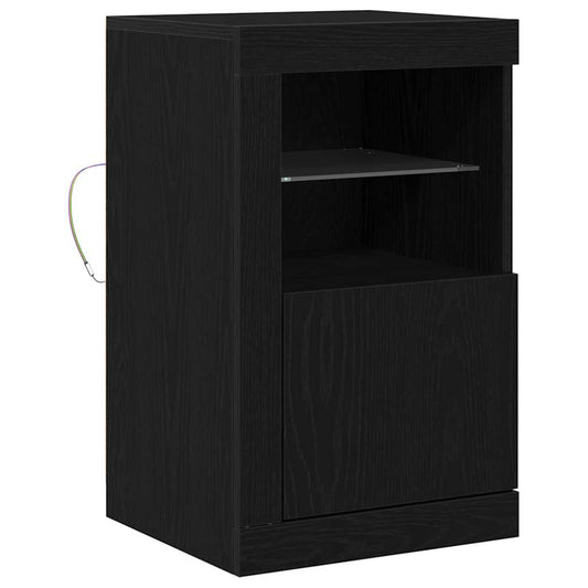 vidaXL Βοηθητικό ντουλάπι Μαύρη δρυς 41 x 37 x 67 εκ