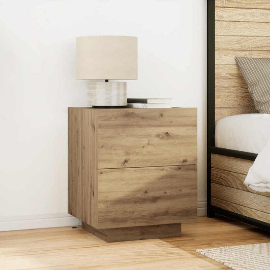 vidaXL Κομοδίνο Artisan Oak 45 x 40 x 55 εκ Επεξεργασμένο ξύλο