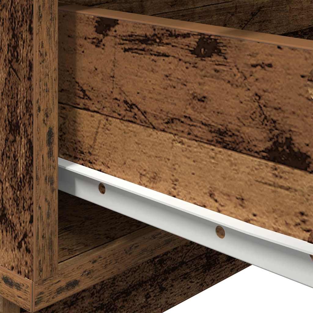 vidaXL Κομοδίνο Παλιό Ξύλο 70 x 36 x 40.5 εκ. Επεξεργασμένο ξύλο