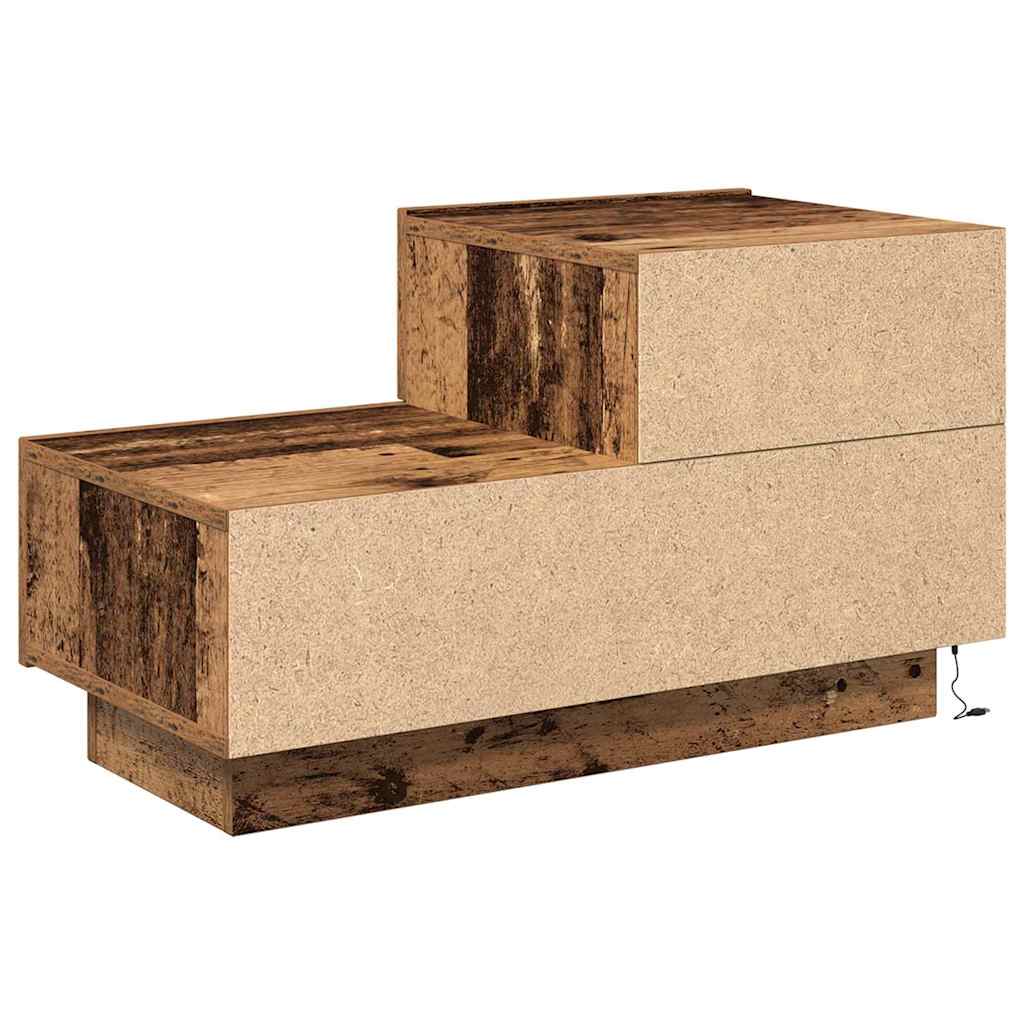 vidaXL Κομοδίνο Παλιό Ξύλο 70 x 36 x 40.5 εκ. Επεξεργασμένο ξύλο