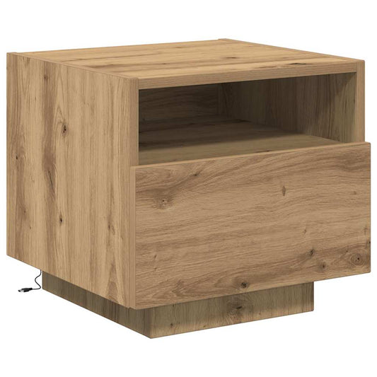 vidaXL Κομοδίνο Artisan Oak 40 x 39 x 37 εκ Επεξεργασμένο ξύλο