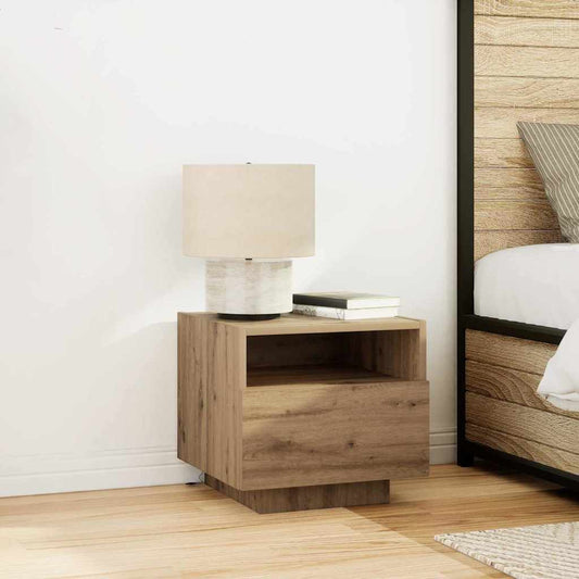 vidaXL Κομοδίνο 2 pcs Artisan Oak 40 x 39 x 37 εκ Επεξεργασμένο ξύλο