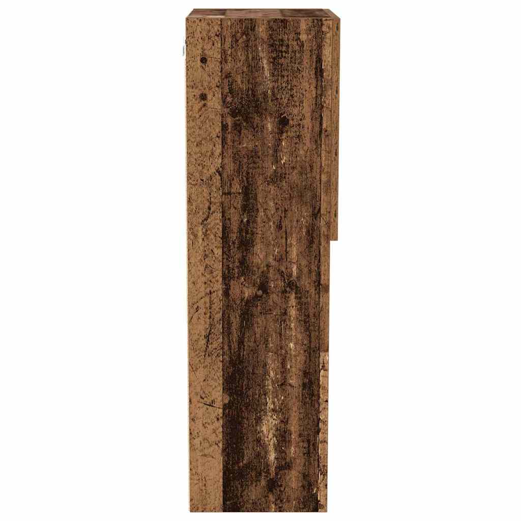 vidaXL Σετ επίπλου τηλεόρασης Επιτοίχιο Παλιό ξύλο 40,5 x 30 x 102 εκ.