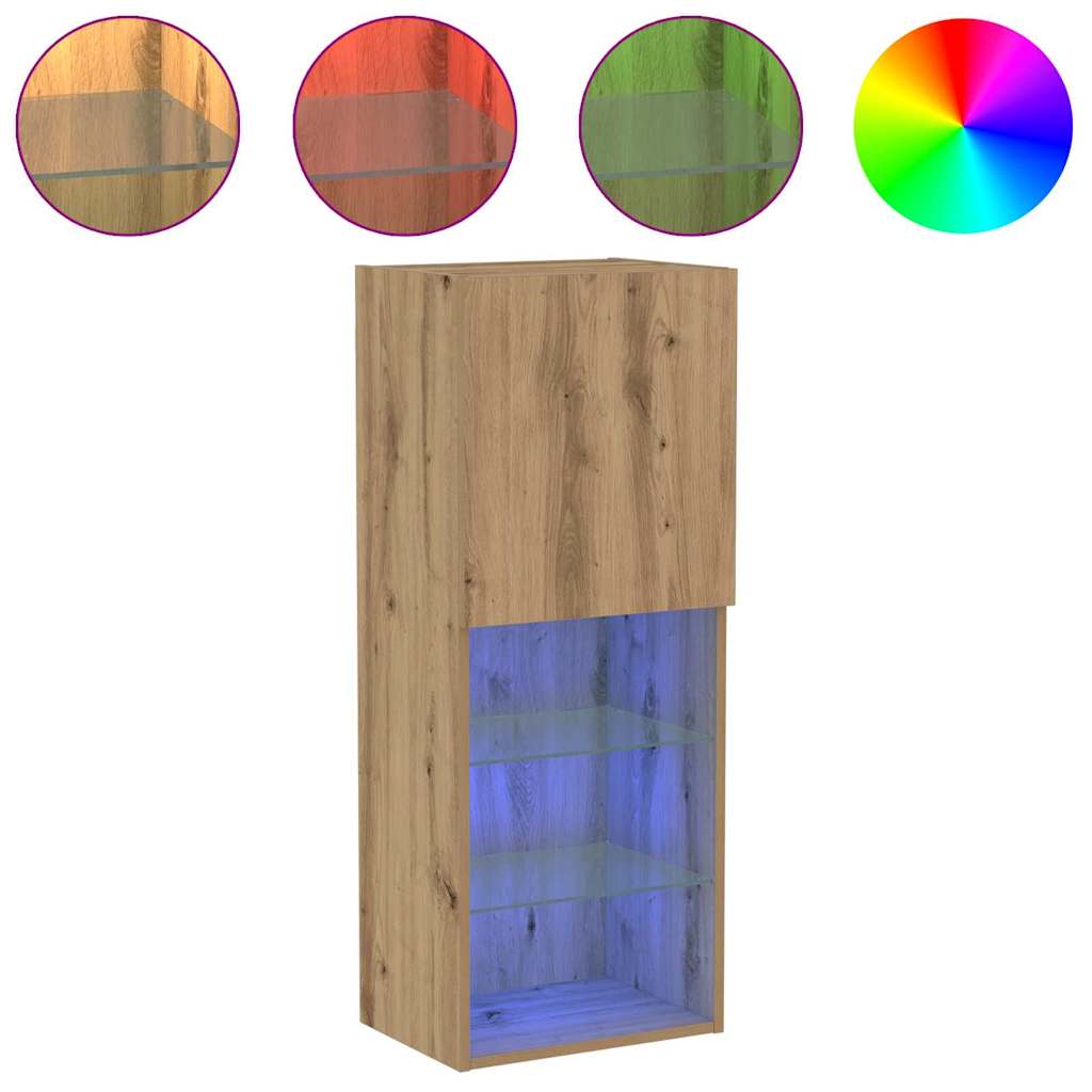 vidaXL Σετ επίπλου τηλεόρασης Artisan Oak 40,5 x 30 x 102 εκ.