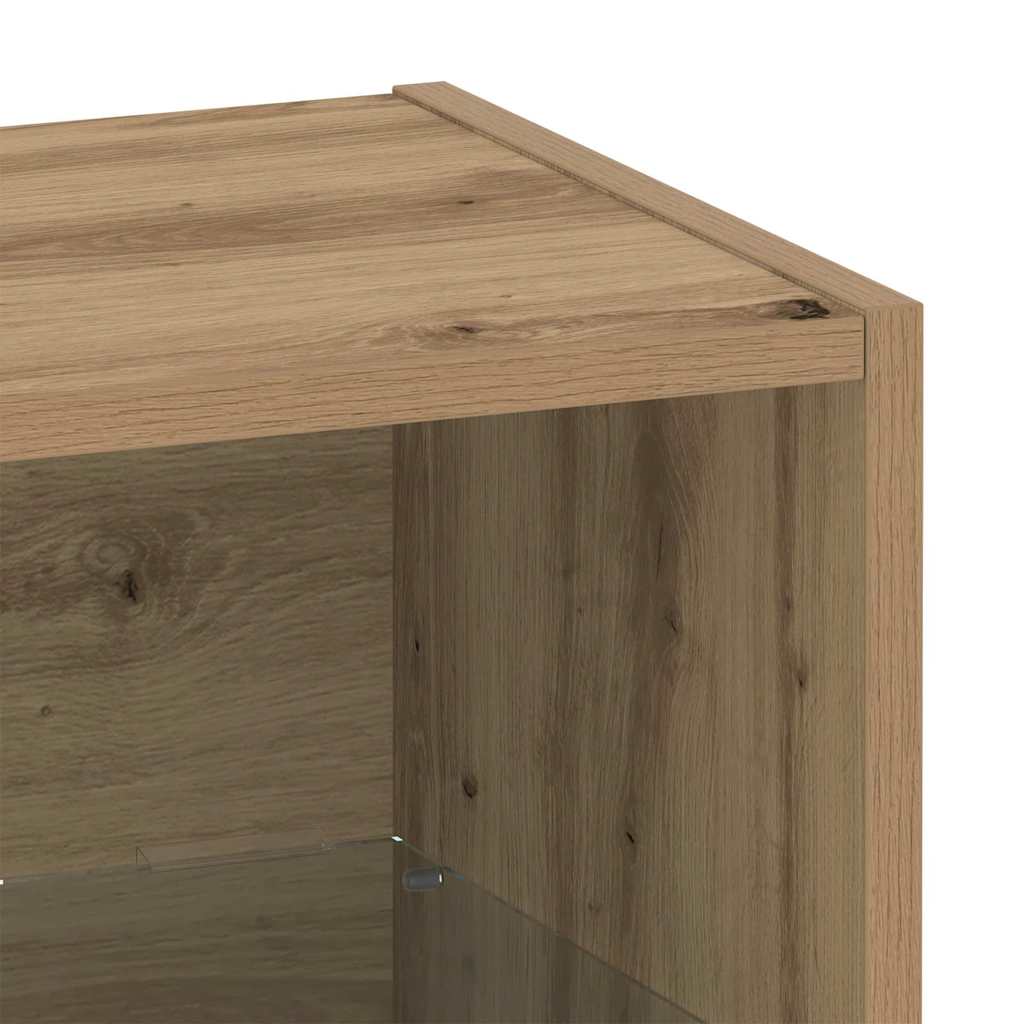 vidaXL Πλωτό ράφι 2 pcs Καφέ 40 x 28.5 x 40 εκ Επεξεργασμένο ξύλο