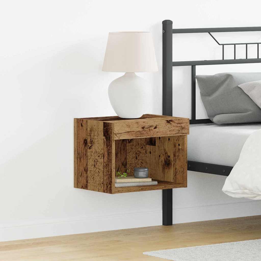 vidaXL Σετ επίπλου τηλεόρασης 2 pcs Παλιό Ξύλο 40 x 30 x 30 εκ