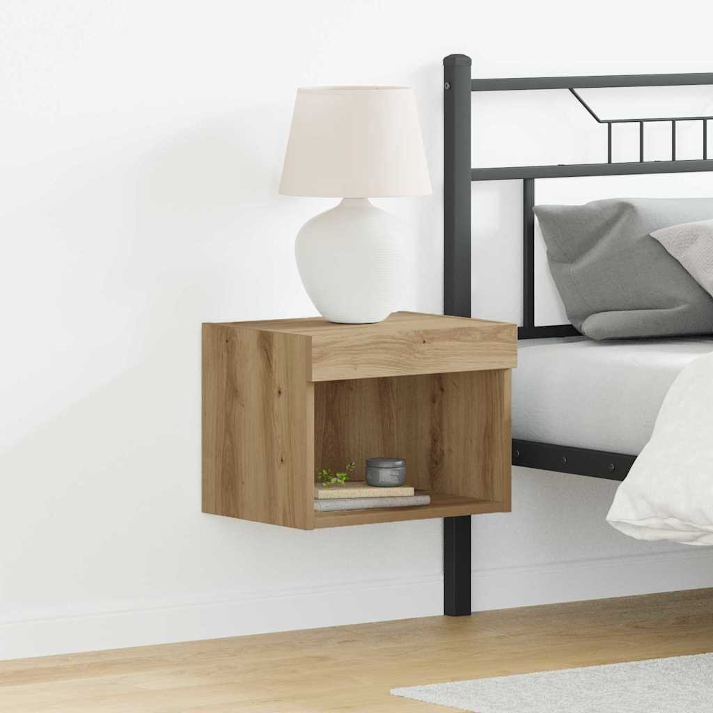 vidaXL Σετ επίπλου τηλεόρασης Επιτοίχιο Artisan Oak 40 x 30 x 30 εκ